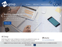 Tablet Screenshot of aicgroup.de