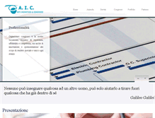 Tablet Screenshot of aicgroup.it