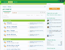 Tablet Screenshot of forum.aicgroup.com.vn